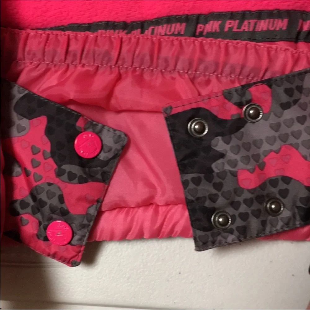 Pink Platinum Advanced Girls Winter Camo Puffer Jacket